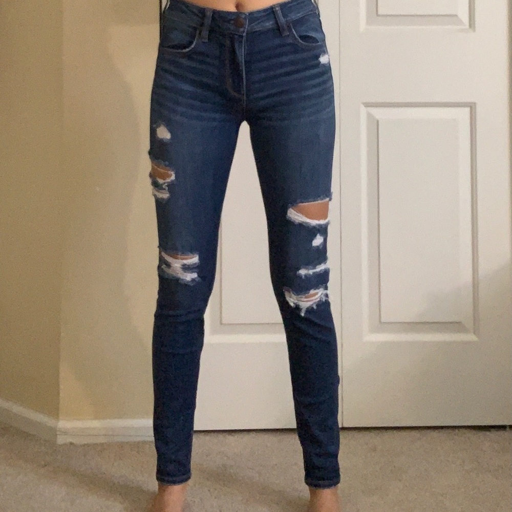 american eagle super stretch jeans LONG